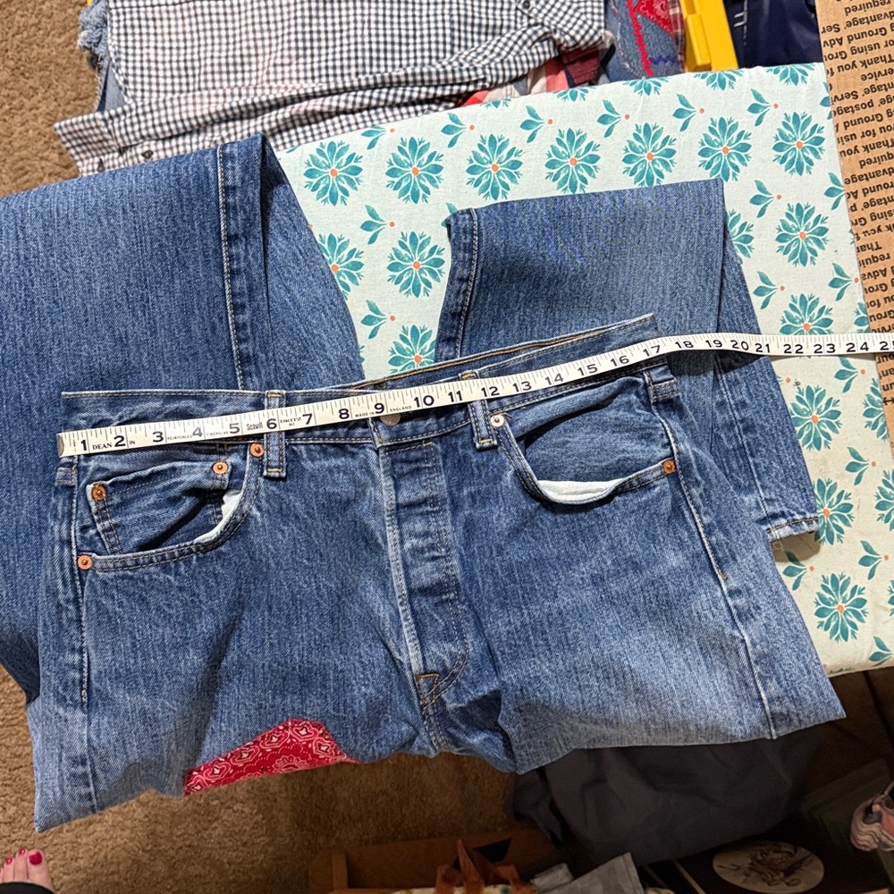 Upcycled 501’s jeans - Picture 7 of 7